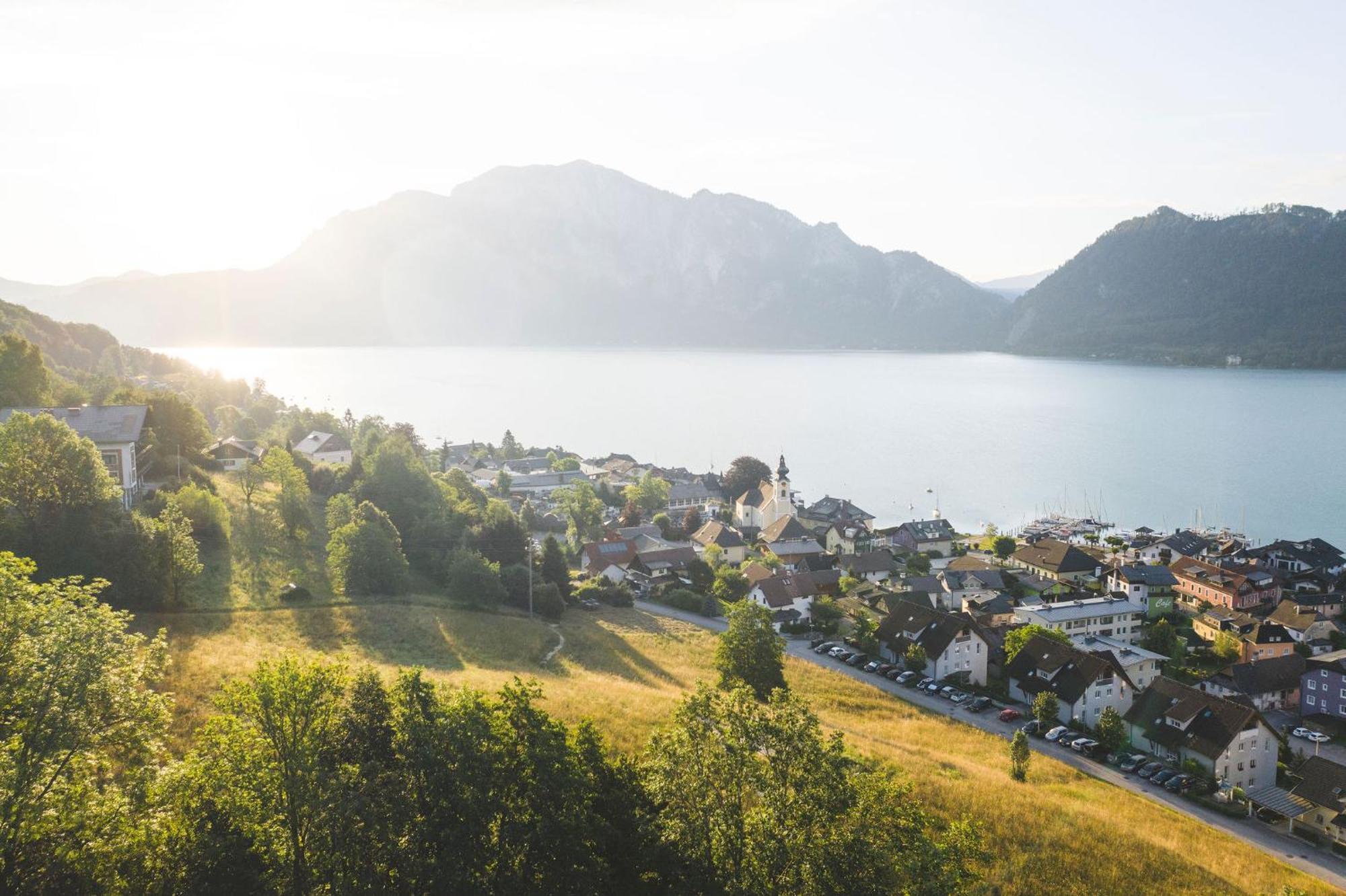Apartment Ferienwohnung Das Unterach Am Attersee Zewnętrze zdjęcie